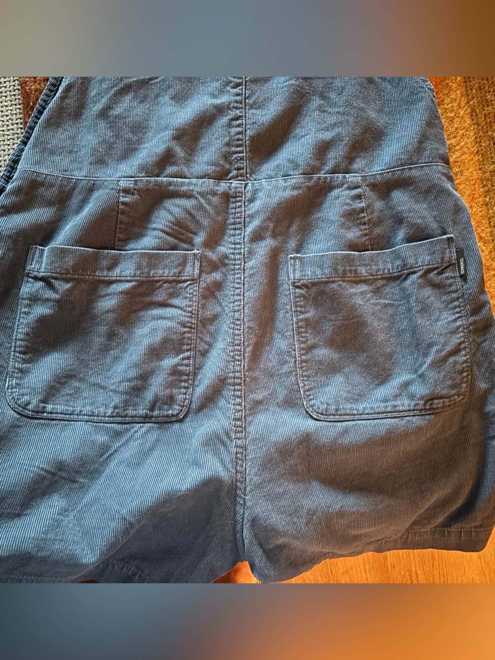 Toad & Co Corduroy V-Neck Romper 100% cotton - Picture 4 of 5
